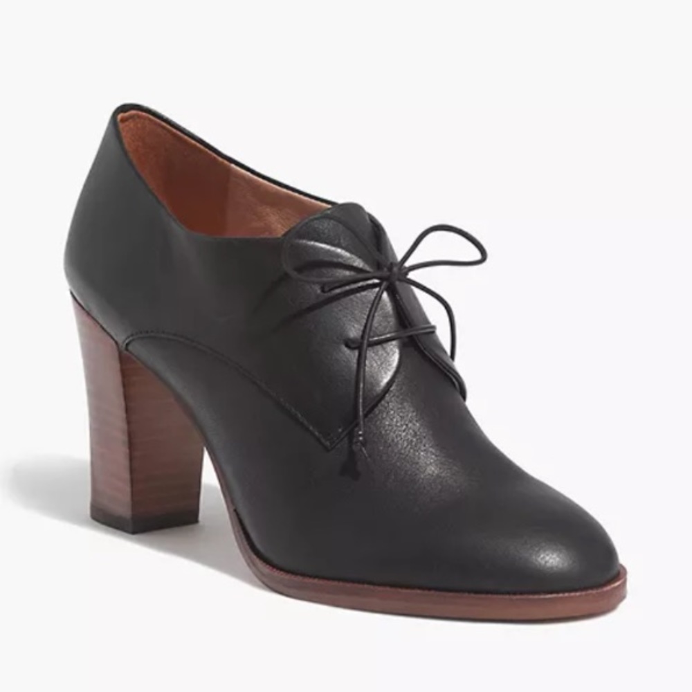 Madewell black bette high heel Oxford
